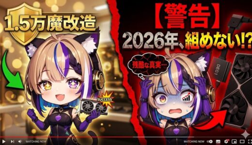 【結論】10万のeGPUより1.5万のRX 6400!? 古いスリムPC魔改造と2026年自作PC界隈の残酷な真実
